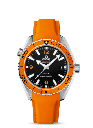 Omega - 232.32.42.21.01.001  Seamaster Planet Ocean 600M Co-Axial 42 Stainless Steel / Orange / Orange Rubber