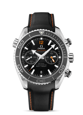 Omega - 232.32.46.51.01.005  Seamaster Planet Ocean 600M Co-Axial 45.5 Chronograph Stainless Steel / Orange Numerals / Rubber