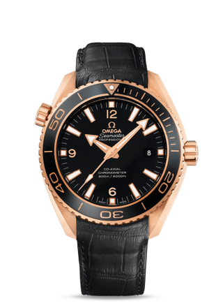 Omega - 232.63.46.21.01.001  Seamaster Planet Ocean 600M Co-Axial 45.5 Red Gold / Ceragold / Alligator