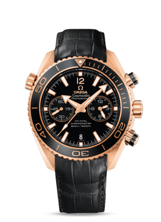 Omega - 232.63.46.51.01.001  Seamaster Planet Ocean 600M Co-Axial 45.5 Chronograph Red Gold / Ceragold / Alligator