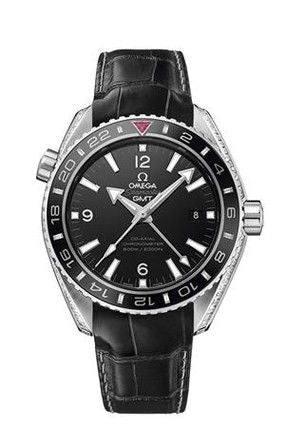 Omega - 232.98.44.22.01.003  Seamaster Planet Ocean 600M Co-Axial 43.5 GMT Platinum / Diamond / Qatar