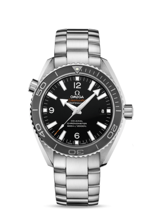 Omega - 232.30.42.21.01.001  Seamaster Planet Ocean 600M Co-Axial 42 Stainless Steel / Black / Bracelet