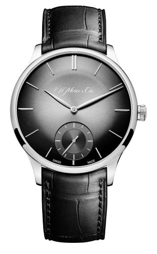 H. Moser & Cie - 2327-0201  Venturer Small Seconds, White Gold, Ardoise Dial