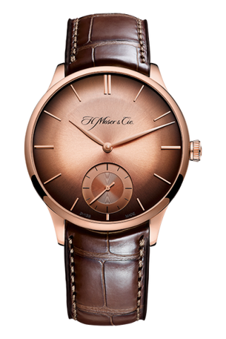 H. Moser & Cie - 2327-0401  Venturer Small Seconds, Red Gold, Red Gold Fumé Dial