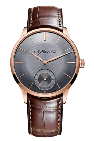 H. Moser & Cie - 2327-0402  Venturer Small Seconds, Red Gold, Ardoise Dial