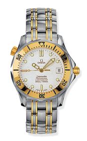 Omega - 2352.20.00  Seamaster Diver 300M Automatic 36.25 Stainless Steel / Yellow Gold / White / Bracelet