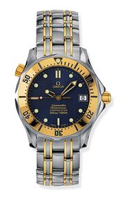 Omega - 2352.80.00  Seamaster Diver 300M Automatic 36.25 Stainless Steel / Yellow Gold / Blue / Bracelet