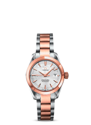 Omega - 2373.70.00  Seamaster Aqua Terra 150M Automatic 29.2 Stainless Steel / Red Gold / MOP  / Bracelet