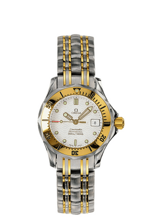 Omega - 2382.20.00  Seamaster Diver 300M Quartz 28 Stainless Steel / Yellow Gold / White / Bracelet