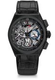 Zenith - 24.9000.9004/78.R582  Defy El Primero 21 Black Ceramic / Skeleton / Alligator