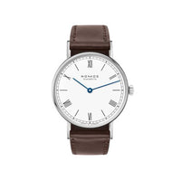 Nomos Glashütte Ludwig 33 Duo Enamel White See-Through (242)