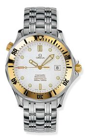 Omega - 2432.20.00  Seamaster Diver 300M Automatic 41 Stainless Steel / Yellow Gold / White / Bracelet