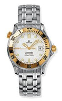 Omega Seamaster Diver 300M Quartz 28 Stainless Steel / Yellow Gold / Blue / Bracelet (2462.20.00)