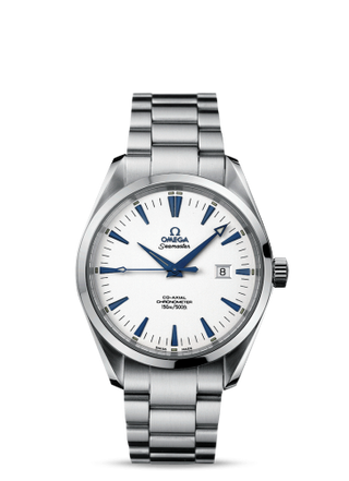 Omega - 2503.33.00  Seamaster Aqua Terra 150M Co-Axial 39.2 Stainless Steel / White / Bracelet