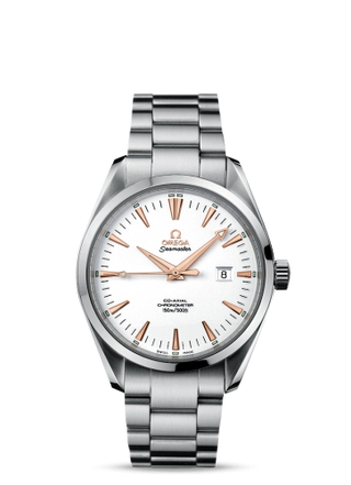 Omega - 2503.34.00  Seamaster Aqua Terra 150M Co-Axial 39.2 Stainless Steel / White / Bracelet