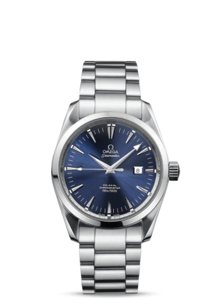 Omega - 2504.80.00  Seamaster Aqua Terra 150M Co-Axial 36.2 Stainless Steel / Blue / Bracelet