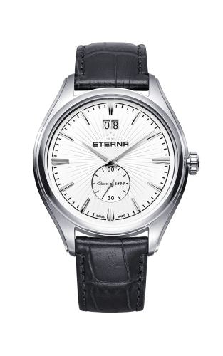 Eterna - 2545.41.60.1340  Avant-Garde Quartz Big Date White / Strap