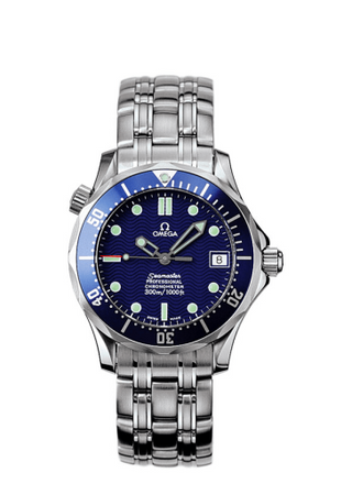 Omega - 2551.80.00  Seamaster Diver 300M Automatic 36.25 Stainless Steel / Blue / Bracelet