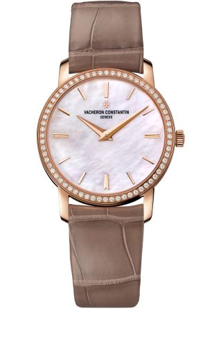 Vacheron Constantin - 25558/000R-B156  Traditionnelle Quartz Pink Gold / Diamond / MOP