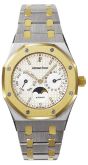 Audemars Piguet - 25594SA.OO.0789SA.06  Royal Oak 25594 Moon Phase Stainless Steel / Yellow Gold / White