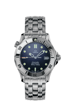 Omega - 2562.80.00  Seamaster Diver 300M Quartz 36.25 Stainless Steel / Blue / Bracelet