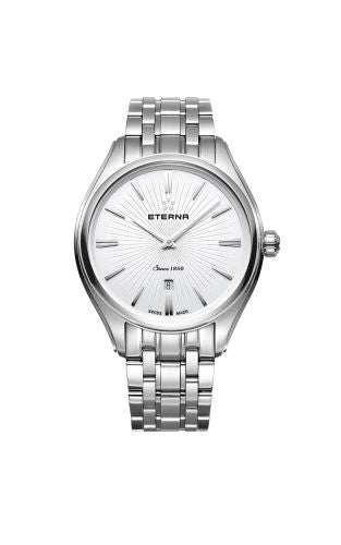 Eterna - 2570.41.60.1710  Avant-Garde Quartz Lady White / Bracelet