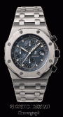 Audemars Piguet - 25721.ST.O.1000ST.01  Royal Oak OffShore 25721 Chronograph Stainless Steel / Blue