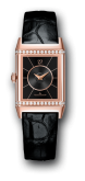 Jaeger-LeCoultre - 2572420  Reverso Classic Medium Duetto Pink Gold / Silver / Alligator