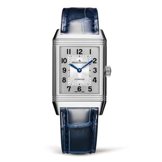 Jaeger-LeCoultre - 2578422  Reverso Classic Medium Duetto Stainless Steel / Silver / Alligator