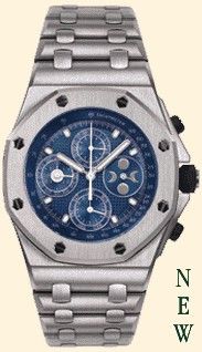 Audemars Piguet - 25854BC.O.1150BC.01  Royal Oak OffShore 25854 Perpetual Calendar White Gold / Blue