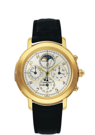 Audemars Piguet - 25866BA.OO.D002CR.02  Jules Audemars 25866 Grande Complication Yellow Gold / White Breguet