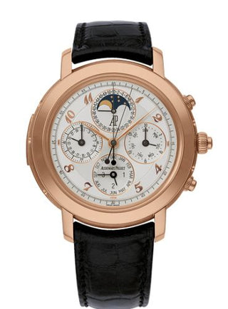 Audemars Piguet - 25866OR.OO.D002CR.02  Jules Audemars 25866 Grande Complication Pink Gold / White Breguet