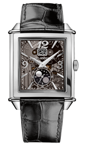 Girard-Perregaux - 25882-11-223-BB6B  Vintage 1945 XXL Large Date and Moonphases Stainless Steel / Grey Sapphire