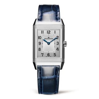 Jaeger-LeCoultre - 2588422  Reverso Classic Medium Duetto Stainless Steel / Silver / Alligator