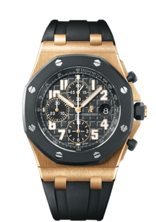 Audemars Piguet - 25940OK.OO.D002CA.02  Royal Oak Offshore 25940 Chronograph Rubberclad Pink Gold