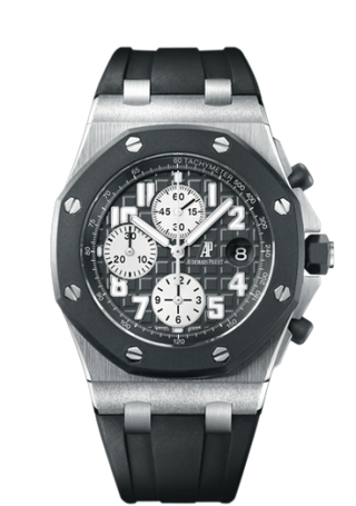 Audemars Piguet - 25940SK.OO.D002CA.03  Royal Oak Offshore 25940 Chronograph Rubberclad Stainless Steel / Black / Black Date