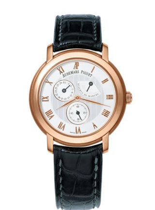 Audemars Piguet - 25955OR.OO.D002CR.01  Jules Audemars Small Seconds & Power Reserve Pink Gold / Silver