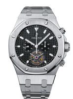 Audemars Piguet Royal Oak Tourbillon Chronograph Stainless Steel / Black / Strap (25977ST.OO.1205ST.02)