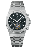 Audemars Piguet - 25977ST.OO.1205ST.02  Royal Oak Tourbillon Chronograph Stainless Steel / Black / Bracelet