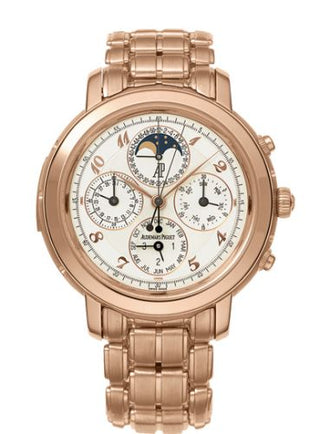 Audemars Piguet - 25984OR.OO.1138OR.01  Jules Audemars 25984 Grande Complication Pink Gold / White Breguet / Bracelet