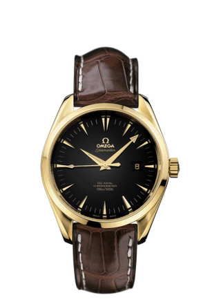 Omega - 2602.50.37  Seamaster Aqua Terra 150M Co-Axial 42.2 Yellow Gold / Black