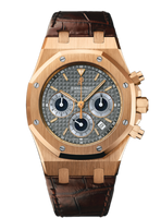 Audemars Piguet Royal Oak Chronograph 39 Yellow Gold / Diamond / Strap (26022OR.OO.D098CR.02)