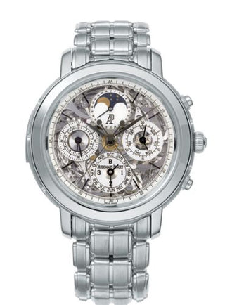 Audemars Piguet - 26023PT.OO.1138PT.01  Jules Audemars 26023 Grande Complication Platinum / Sapphire / Bracelet