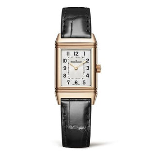 Jaeger-LeCoultre - 2602540  Reverso Classic Small Pink Gold / Silver / Alligator