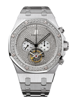 Audemars Piguet Royal Oak Tourbillon Chronograph White Gold / Diamond / Strap (26039BC.ZZ.1205BC.01)