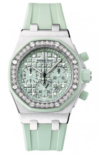 Audemars Piguet - 26048SK.ZZ.D035CA.01  Royal Oak OffShore 26048 Lady Chronograph Stainless Steel / Green