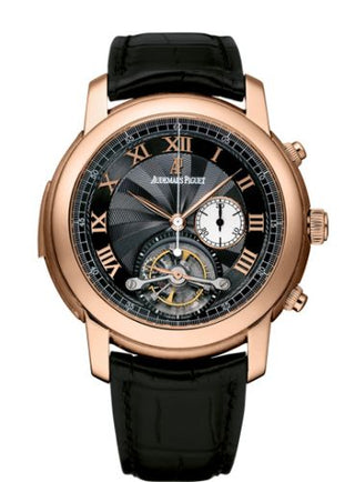 Audemars Piguet - 26050OR.OO.D002CR.01  Jules Audemars Minute Repeater Tourbillon Chronograph Pink Gold / Black