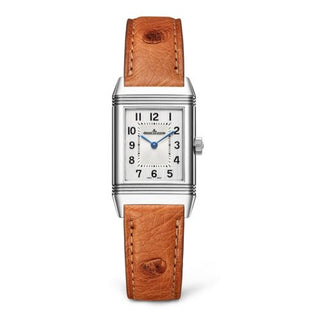 Jaeger-LeCoultre - 2608441  Reverso Classic Small Stainless Steel / Silver / Ostrich