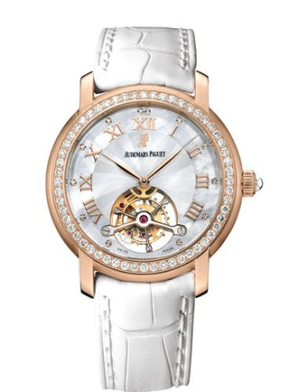 Audemars Piguet - 26084OR.ZZ.D016CR.01  Jules Audemars Tourbillon Pink Gold / Diamond / MOP