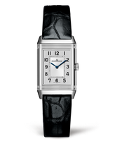 Jaeger-LeCoultre Reverso Classic Medium Small Seconds Stainless Steel / Silver / Alligator (2608530)